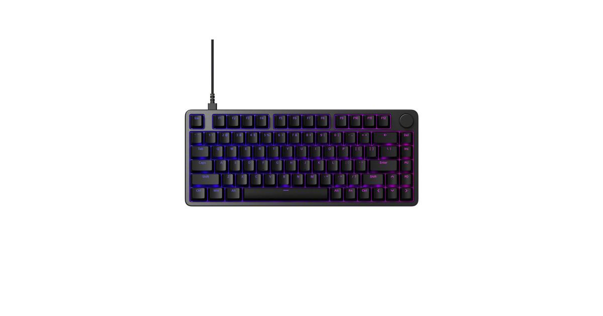 SonyINZONE KBD-H75 Gamingtoetsenbord, gaming toetsenbord  (Zwart, US lay-out, Hall Effect, 75% TKL, RGB, Double Shot PBT)