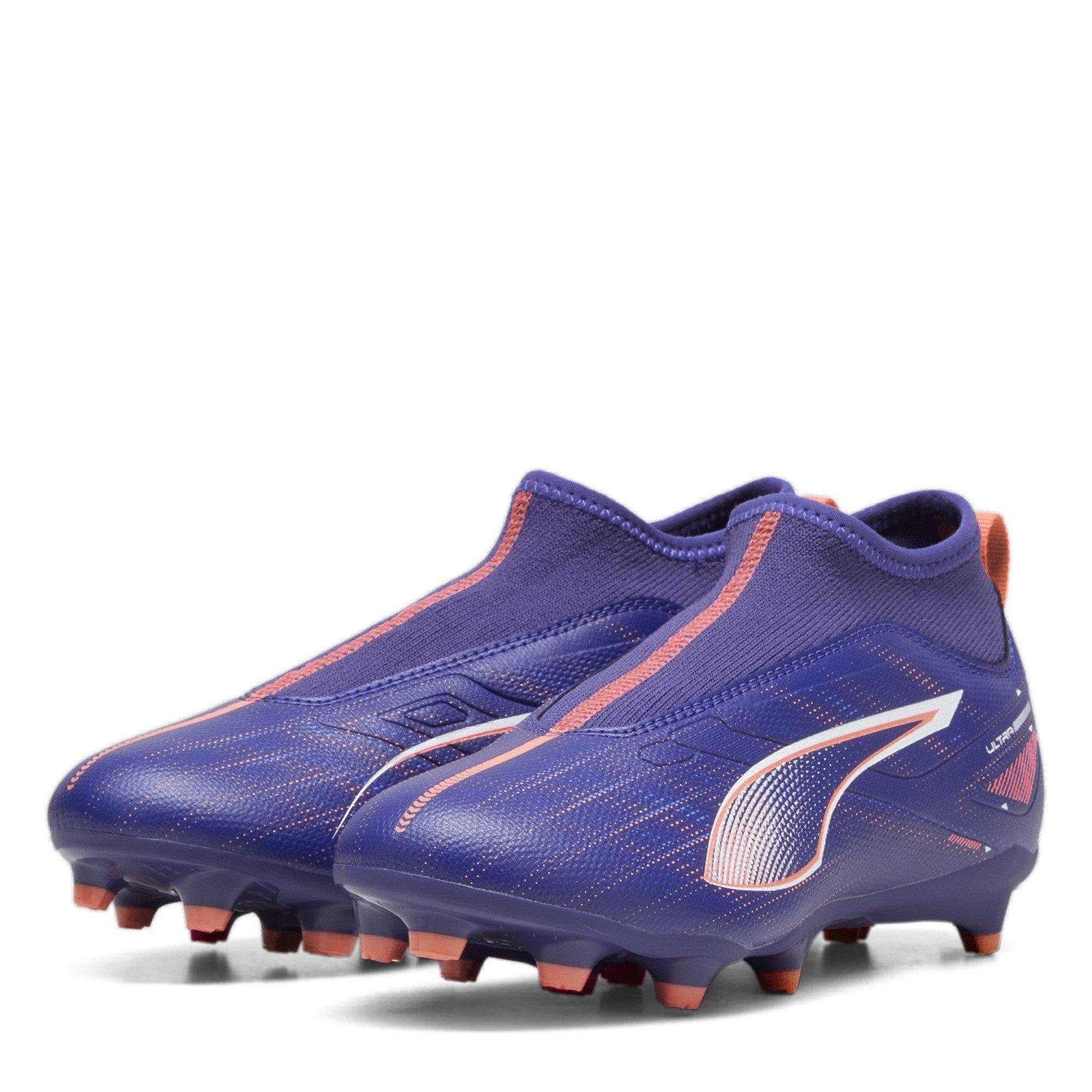 Puma Ultra Match Laceless Junior Firm Ground Football Boots