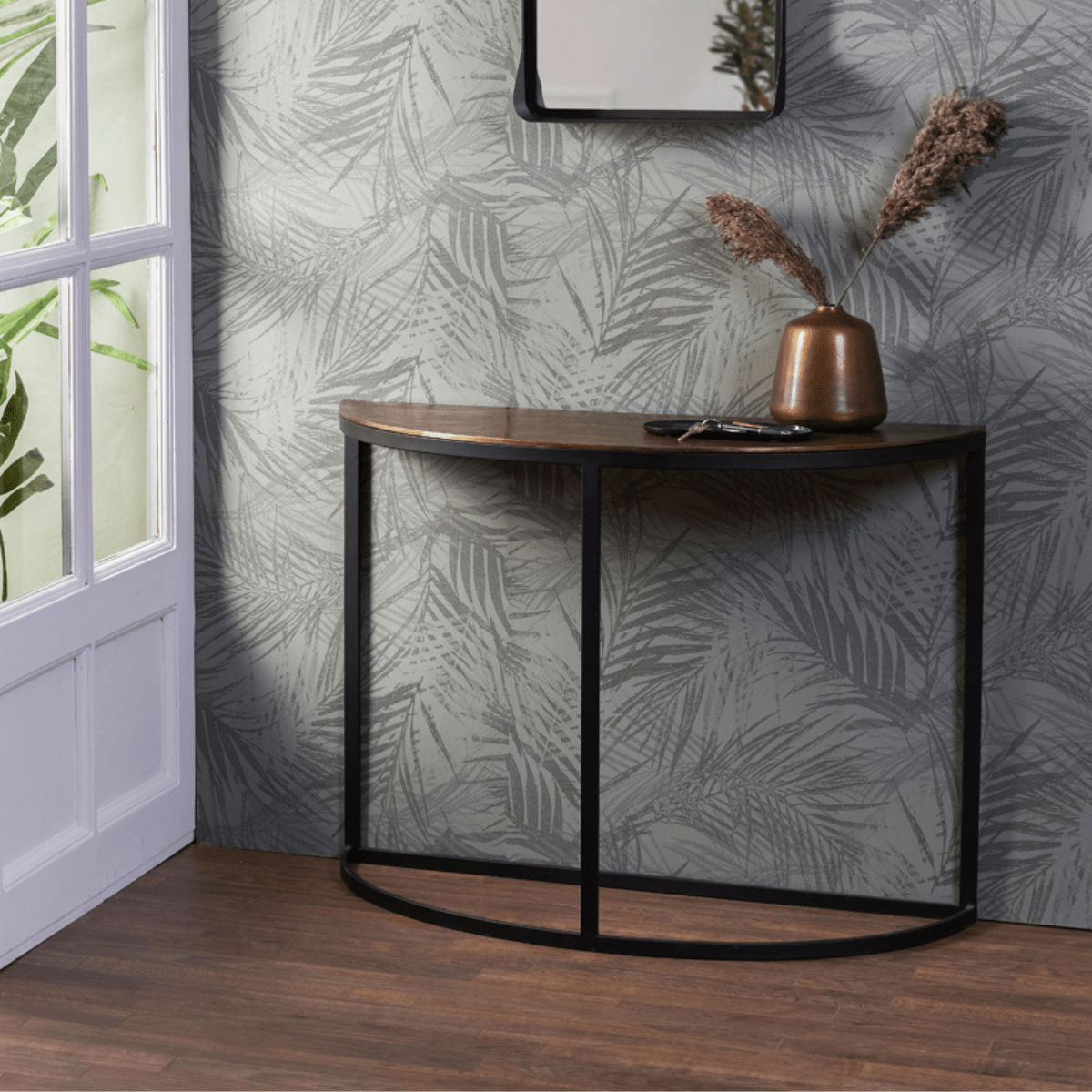 Light & Living - Peto sidetable 100x42x76 cm antiek brons|zwart