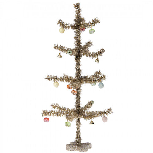 Maileg decoratie pixie kerstboom goud - 25 cm