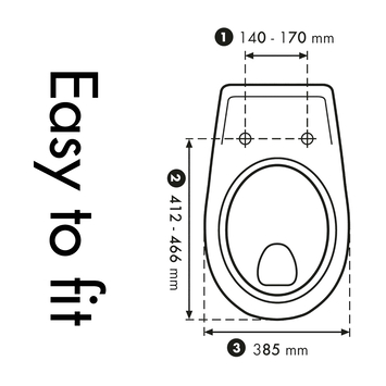 Cedo Pelosa wc bril wit softclose duroplast