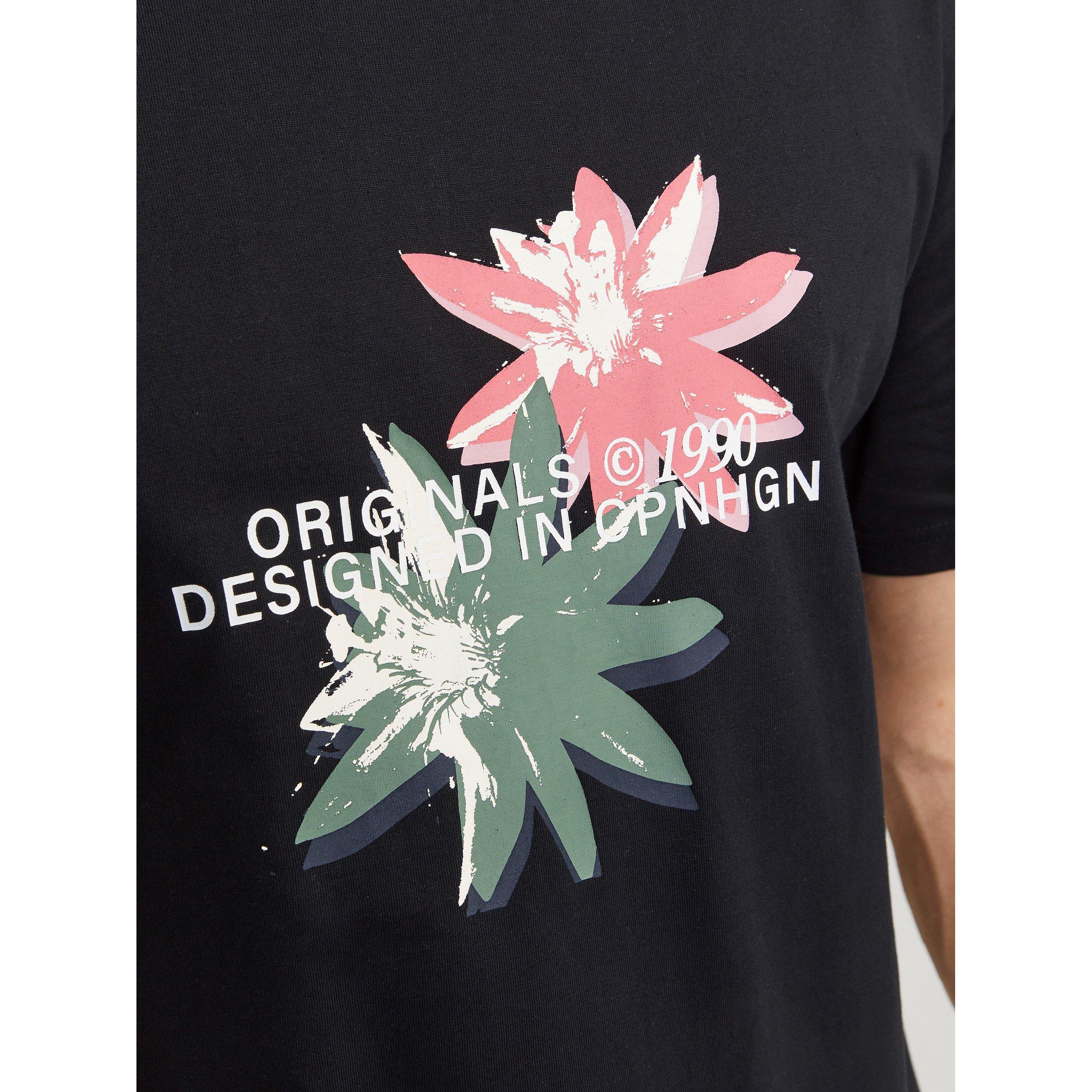 Jack and Jones JJ Printed Graphic T Shirt Mens