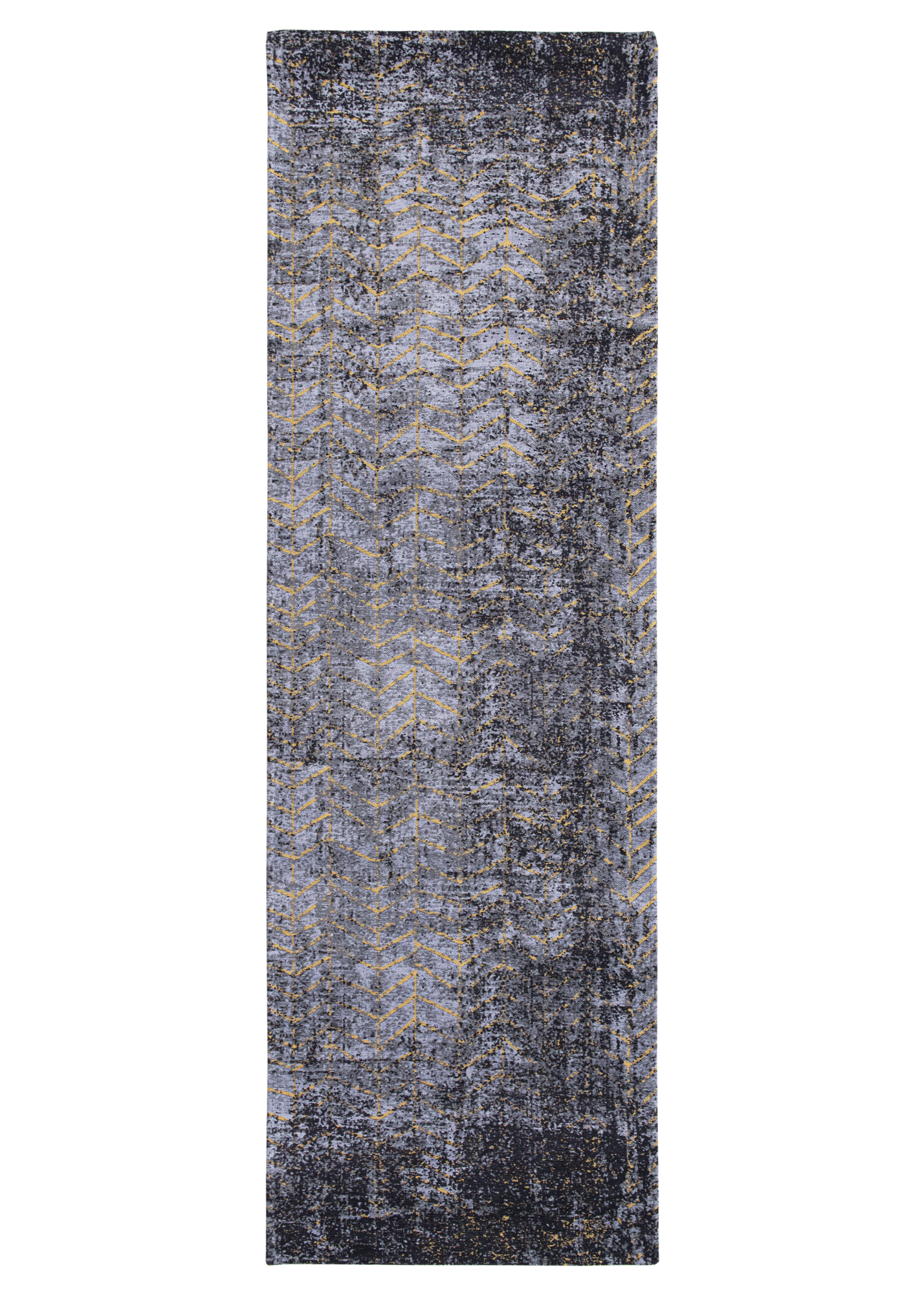 Ecorugs vloerkleed Jacob's Ladder goud 80x250 cm