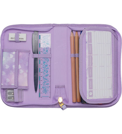 Beckmann Skoletaskes?t - Classic Maxi - Unicorn Princess Purple