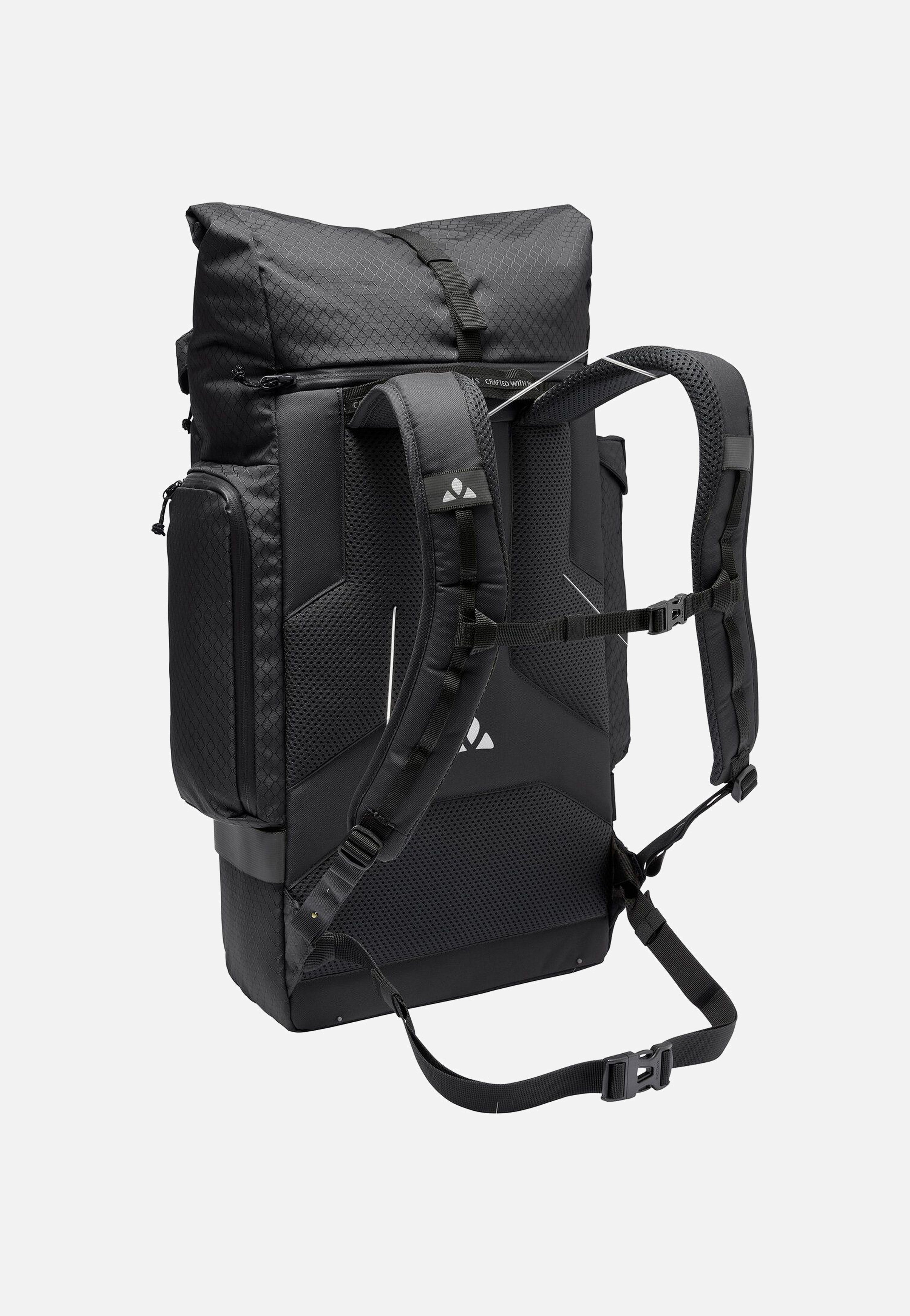 Cyclist Pack Black - Rolltop Rucksack