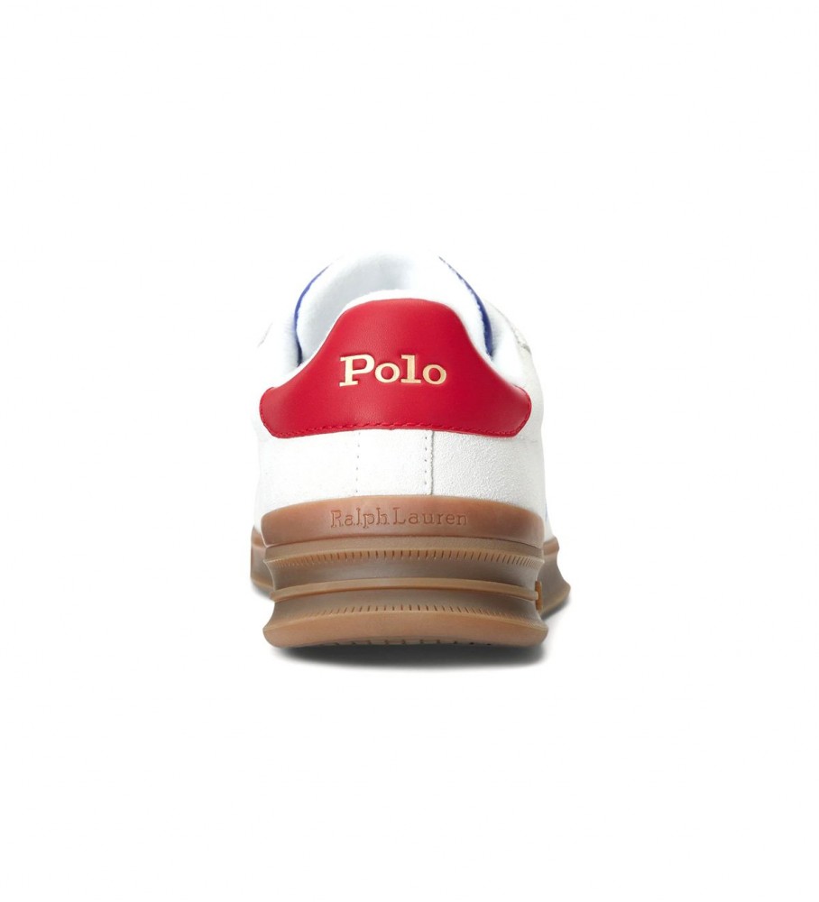 Tênis Ralph Lauren HRT de couro branco