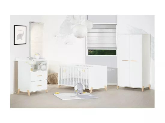 Babyprice - JOY NATUREL - Lit Evolutif Little Big Bed 140x70