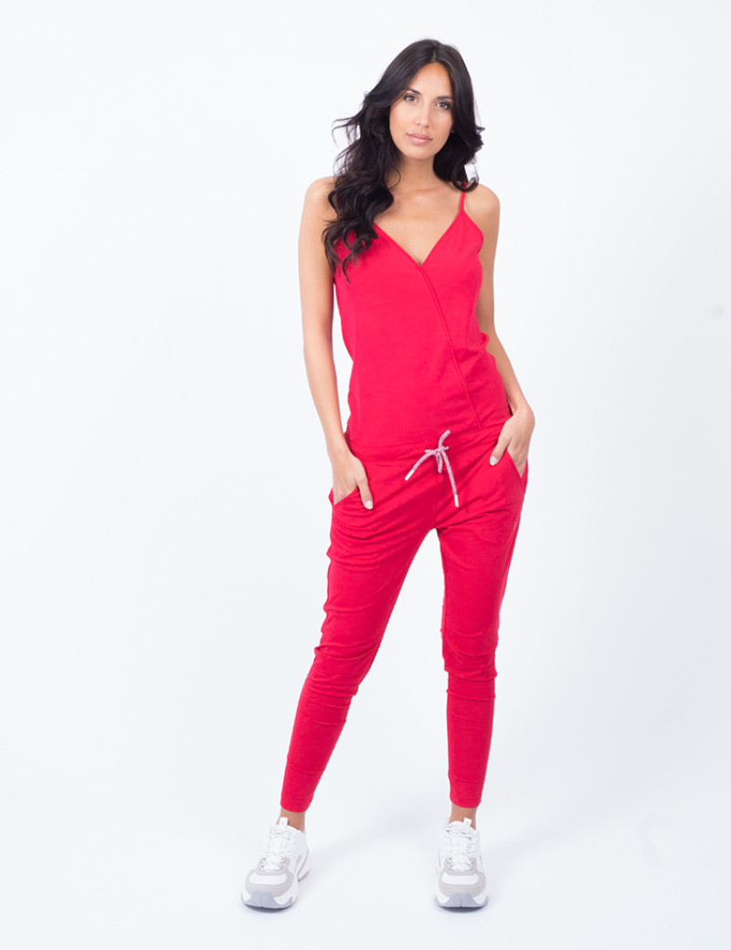HBT ESSENTIELS - LIZZIE COMBI ROUGE HER