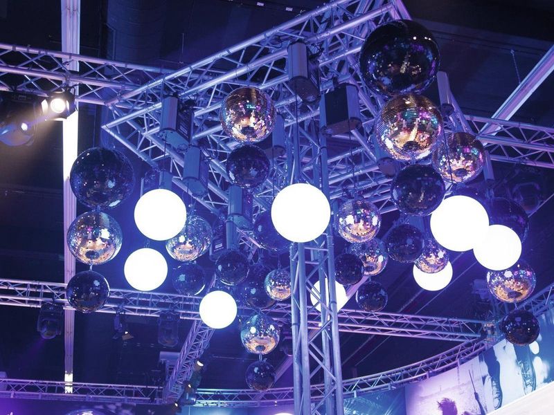 EUROLITE - Discobal - Spiegelbol 50cm - Goud - Veiligheidsmateriaal