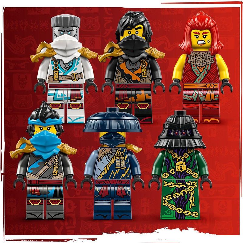 LEGO NINJAGO - Tempel Bounty Schip - Interactief Boot - Inclusief 6 Minifiguren