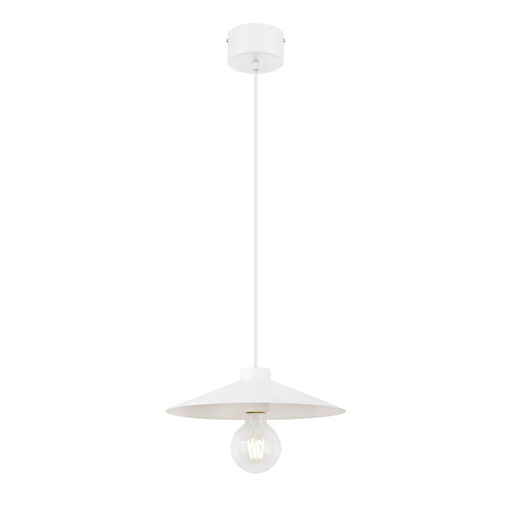 Suspension Zanbar GoodHome blanc IP20 E27