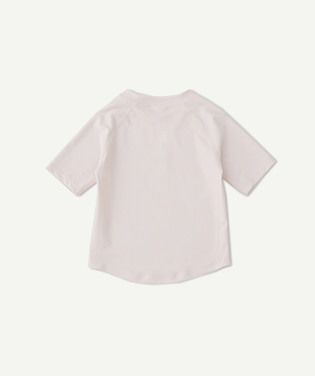 LASSIGT-SHIRT ANTI-UV BÉBÉ ROSE IMPRIMÉ HIPPOCAMPE