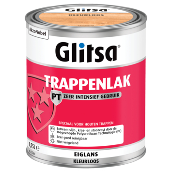 Glitsa trappenlak eiglans blank intensief gebruik 750 ml