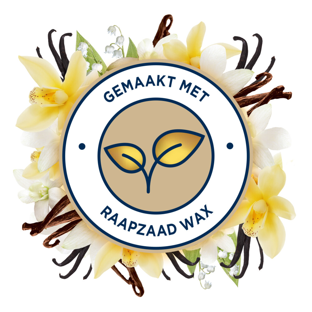 Glade Geurkaars Romantic Vanilla Blossom 100% Raapzaadwax224 gr