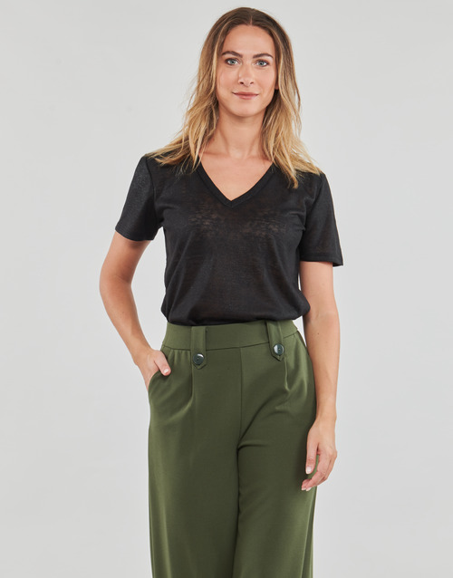 Only - ONLTANJA S/S SHINE TOP JRS - Noir