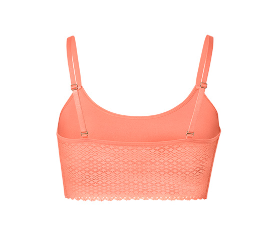 Seamless-Bustier mit Spitze