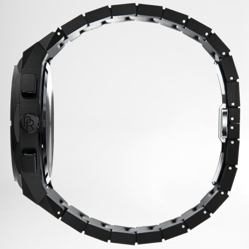 Montre Motorsport 45mm Black Steel