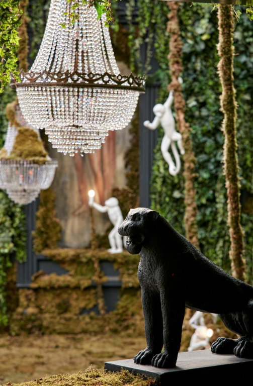 Seletti Monkey Ceiling hanglamp wit