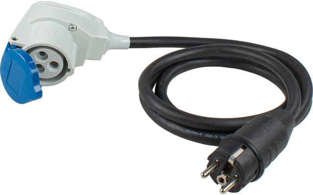 AS-Schwabe Adapterleitung Schutzkontaktstecker mit CEE-Winkelkupplung 3 polig