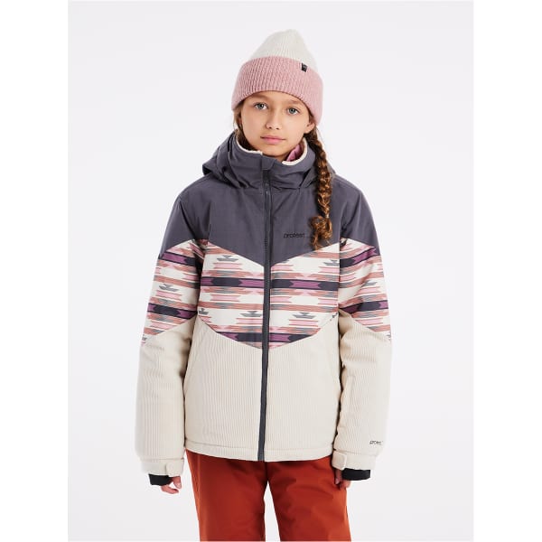 Veste de ski PROTEST PRTSWAN JR SNOWJACKET KITOFFWHITE