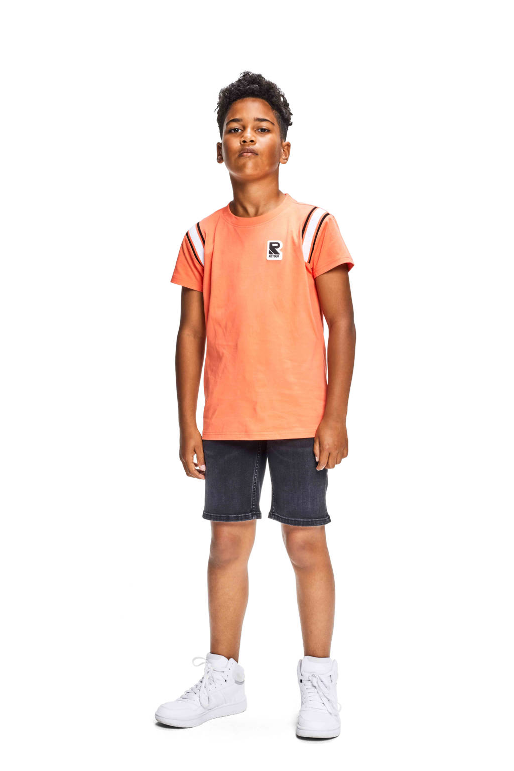 Retour Jeans T-shirt Rico oranje