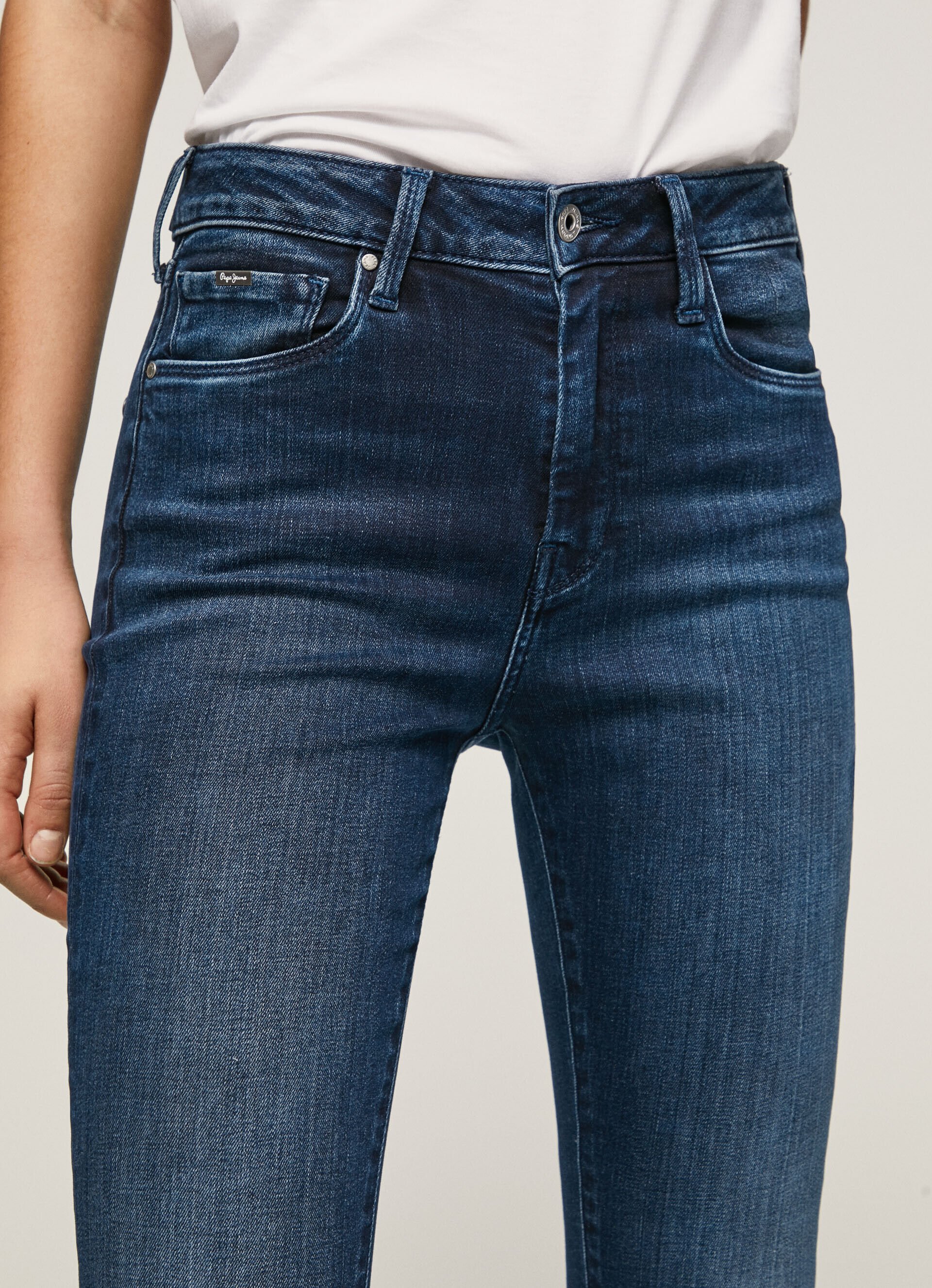 Calça jeans skinny de cintura alta Regent Fit - jeans
