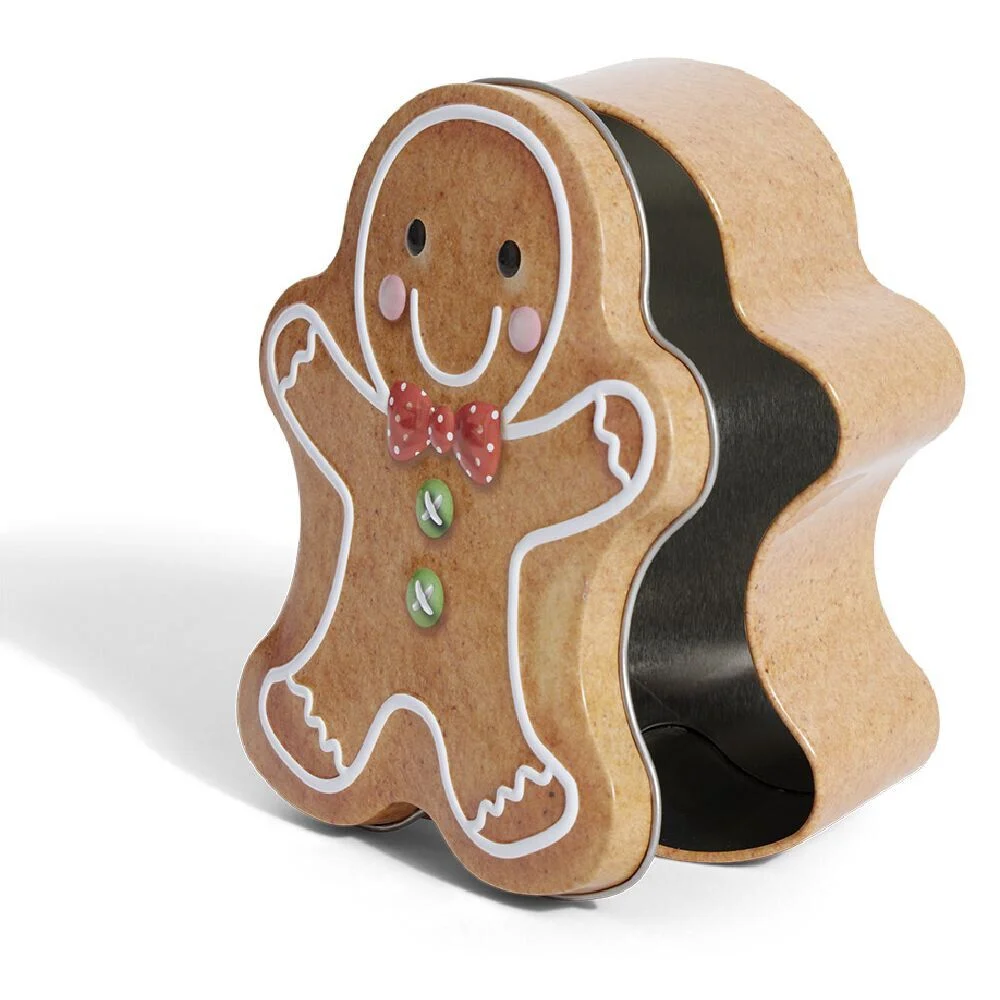 Boîte métal bonhomme pain d'épices