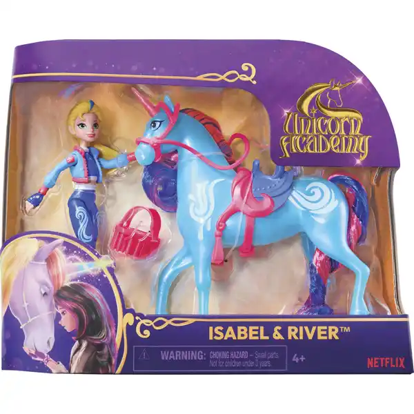 Unicorn Academy Kleine Puppe & Einhorn