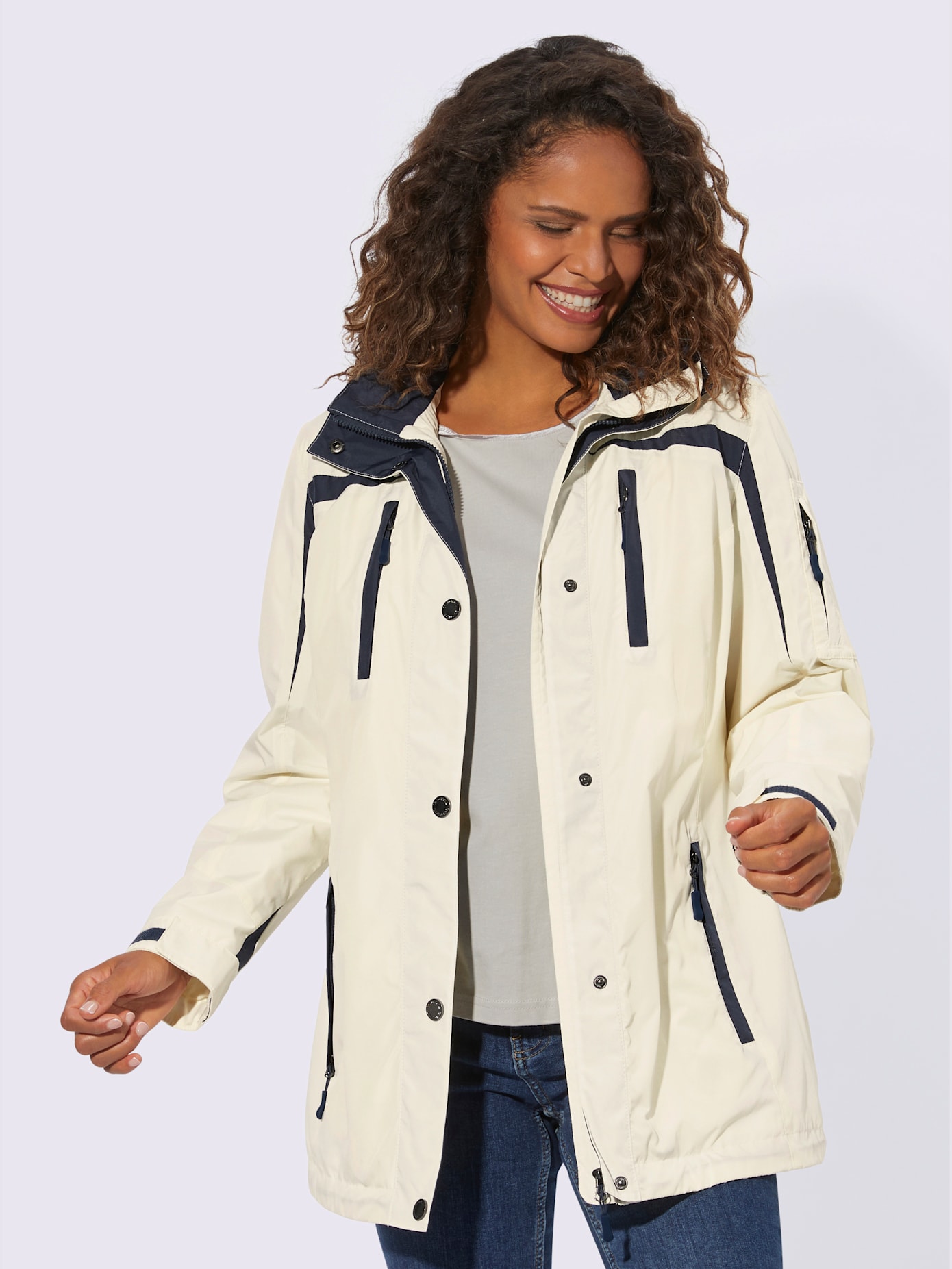 Veste sportive de neige scenergy by sympatex avec capuche