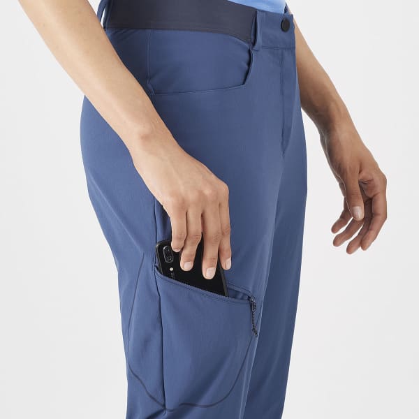 Pantalon randonnée SALOMON WAYFARER PANTS W DARK DENIM