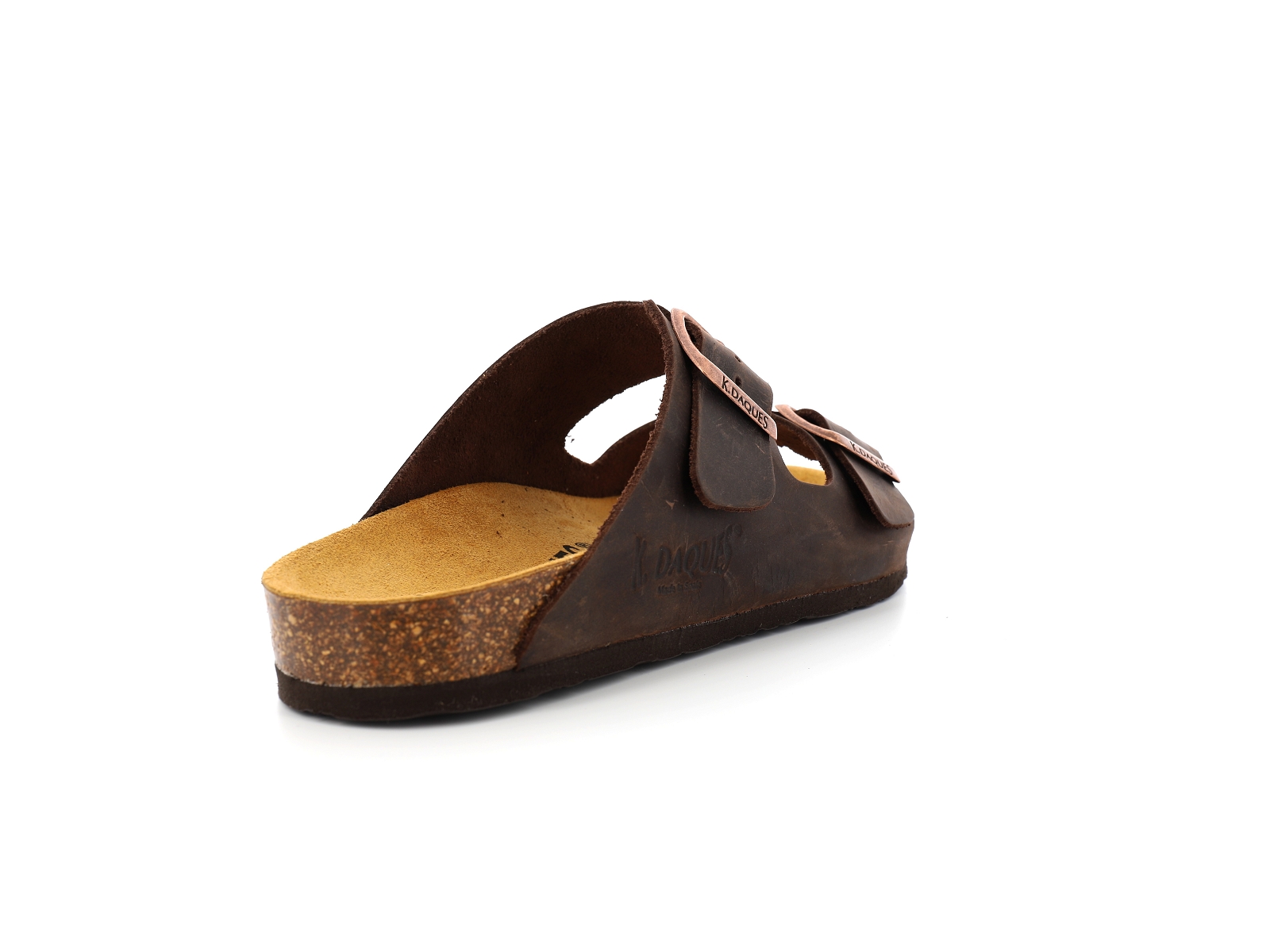 K. daques-PORTBOU Cuir Marron Fonce