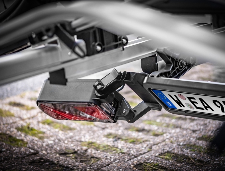 EUFAB SD 260 Flügeltür-Kupplungsträger Fahrradträger für 2 Fahrräder