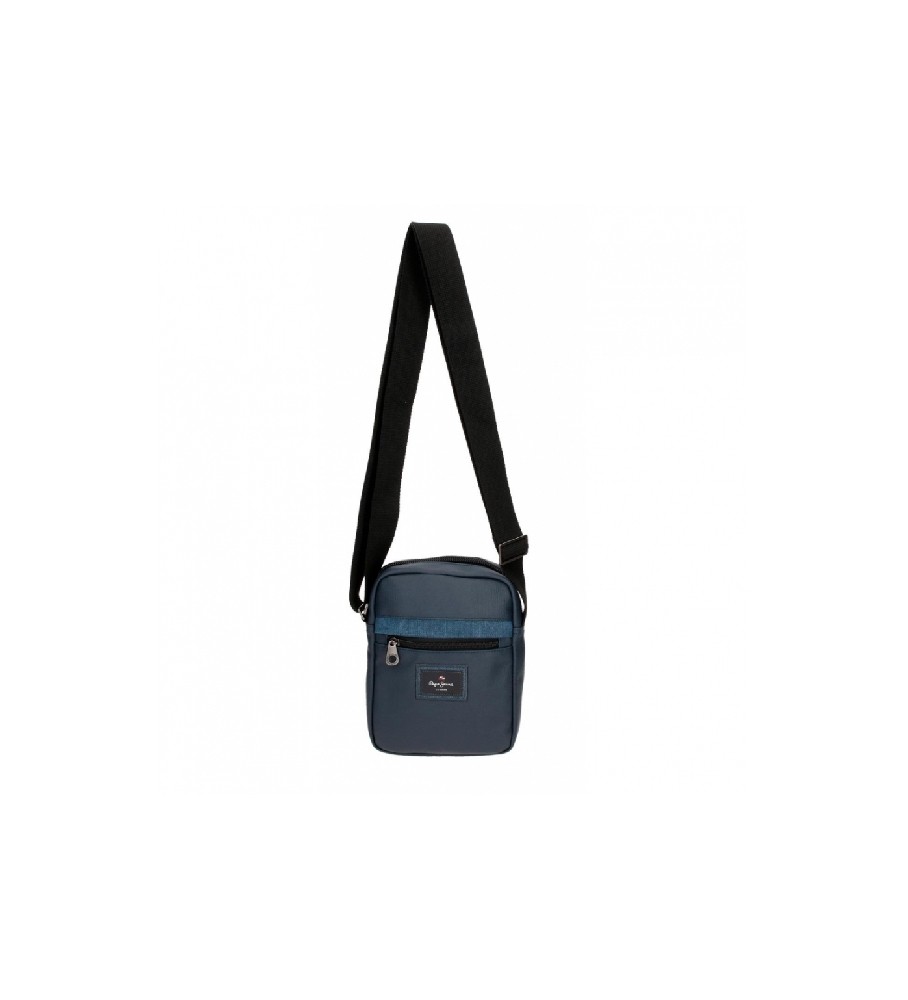 Bolsa de ombro Pepe Jeans Court, azul marinho - 17x22x6cm -