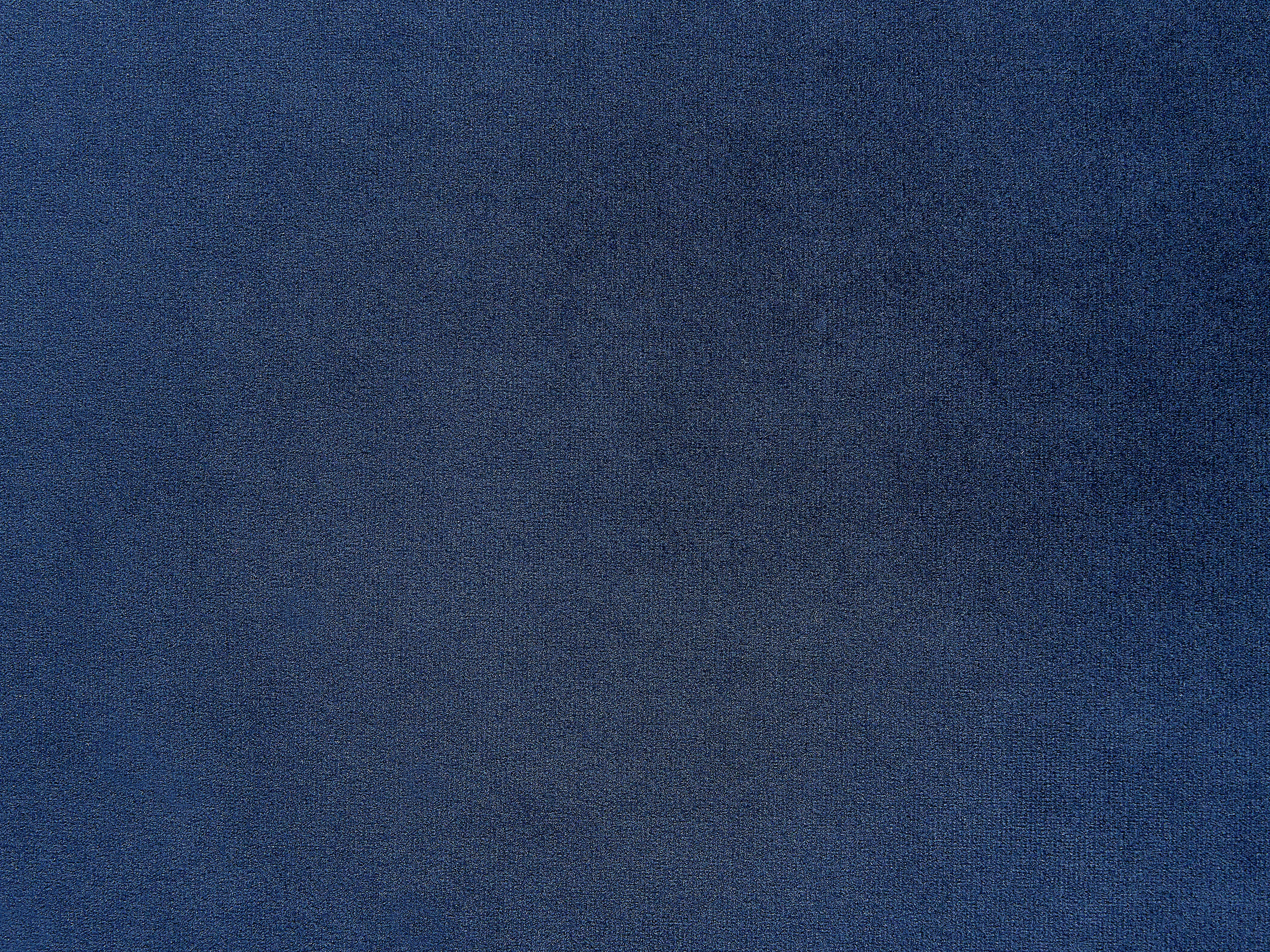 Rechtszijdige chaise longue MERI Fluweel Marineblauw met opbergruimte