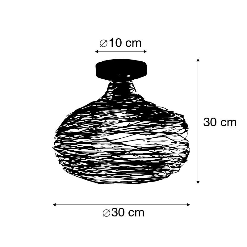 Design plafondlamp koper - Sarella