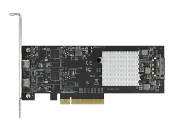 Delock PCI Express x8 Karte zu 2 x extern SS USB 20 Gbps (USB 3.2 Gen 2x2)