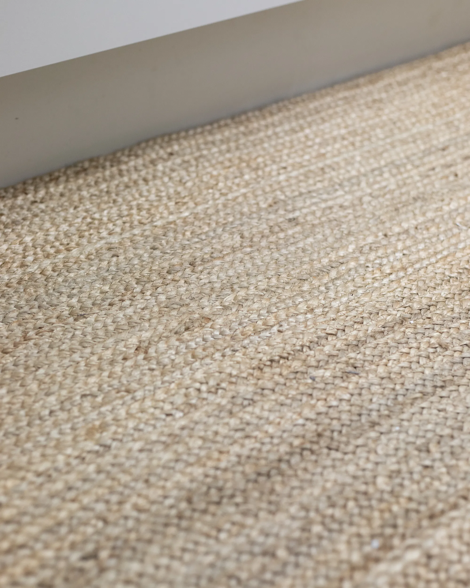 Vloerkleed DEMIRCI Beige 80 x 300 cm Jute