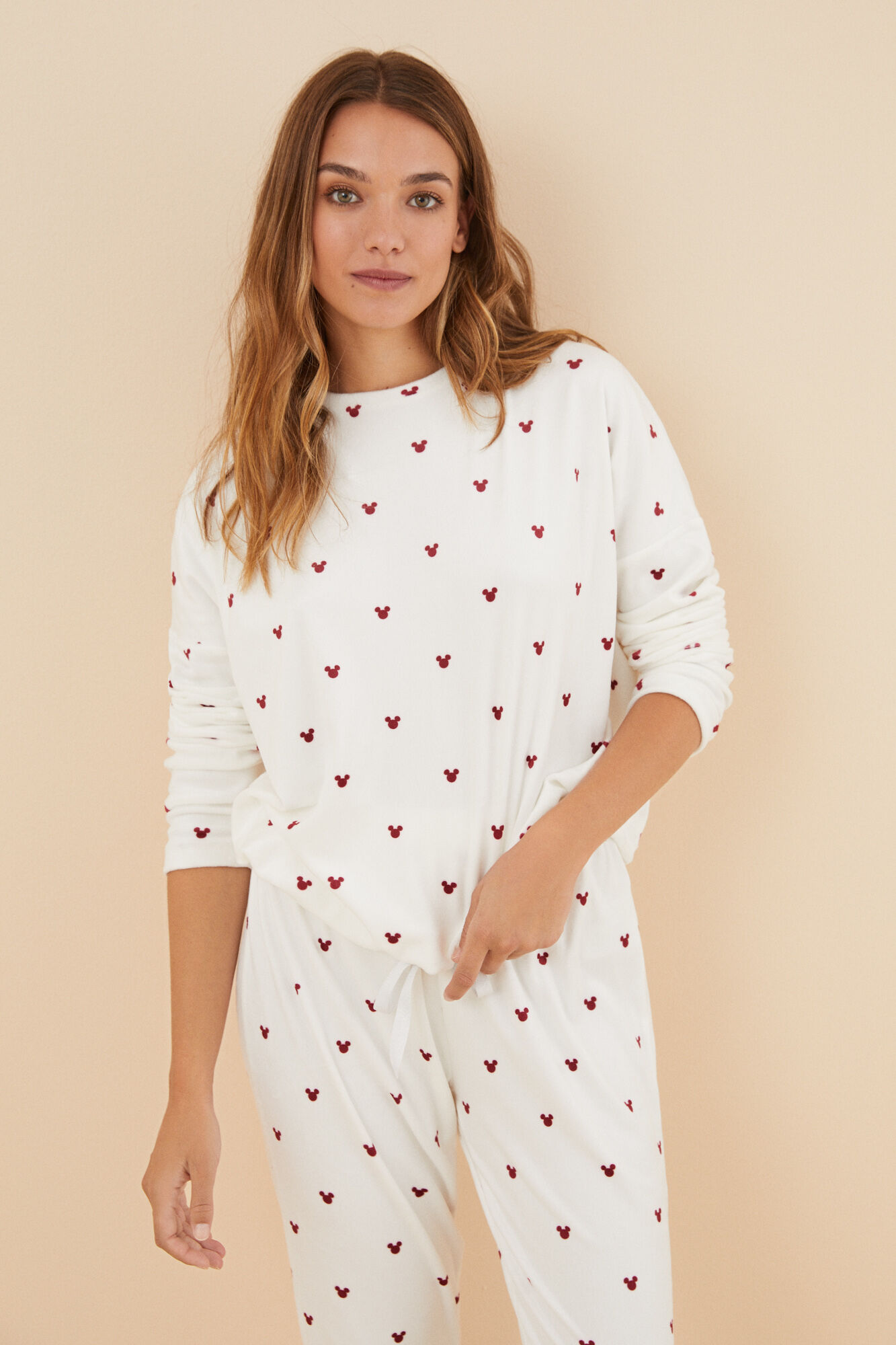 pijama de veludo do Mickey Mouse