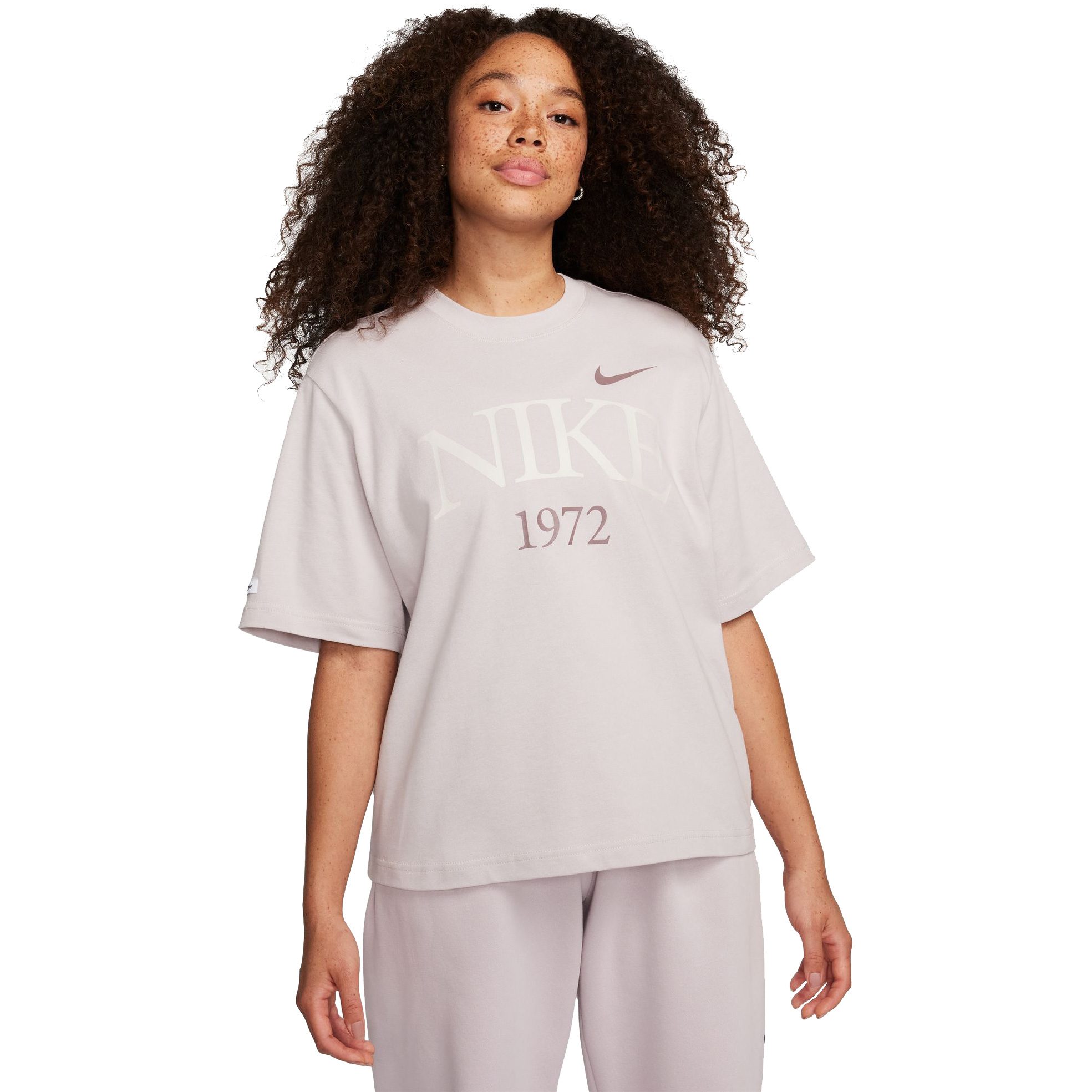 Nike Sportswear Classic T-Shirt Damen platinum violet