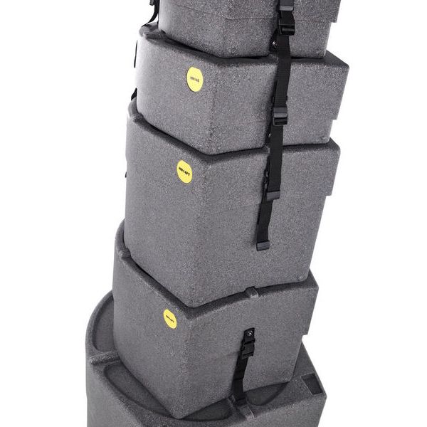Hardcase HRockFus6 F.Lined Set Granite