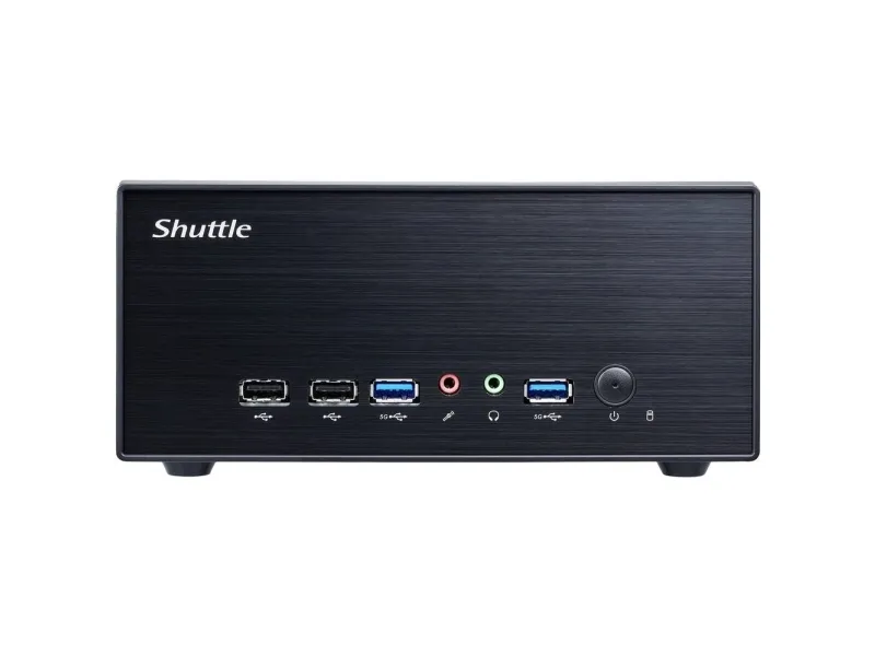 Shuttle XPC slim XH510G2 - Barebone - Slim-PC LGA1200 sokkel - Intel H510 - uden CPU - RAM 0 GB - Gigabit Ethernet