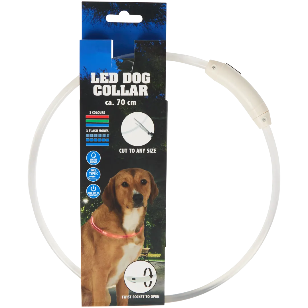 Oplaadbare led-halsband Diverse kleuren
