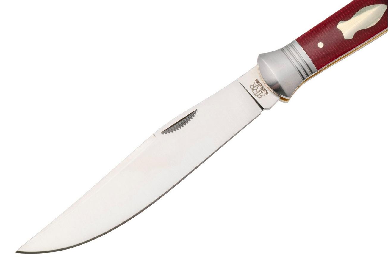 Rough Ryder Reserve Sabacc RRR025, D2, Burgundy Micarta, slipjoint zakmes
