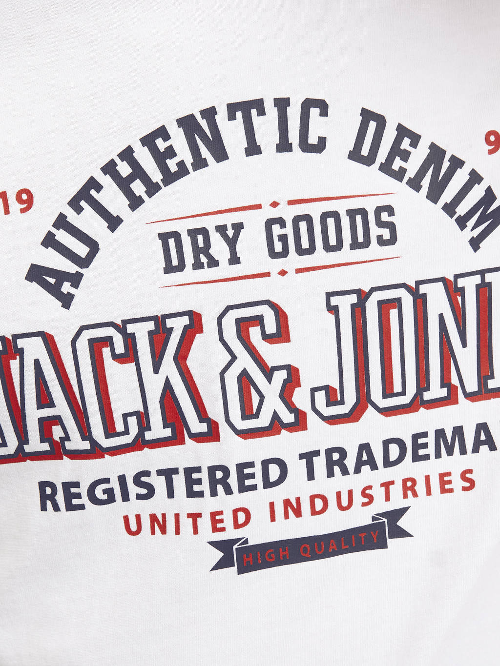 JACK & JONES T-shirt JJELOGO met logo wit