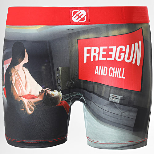 Boxer Chill Rouge Noir