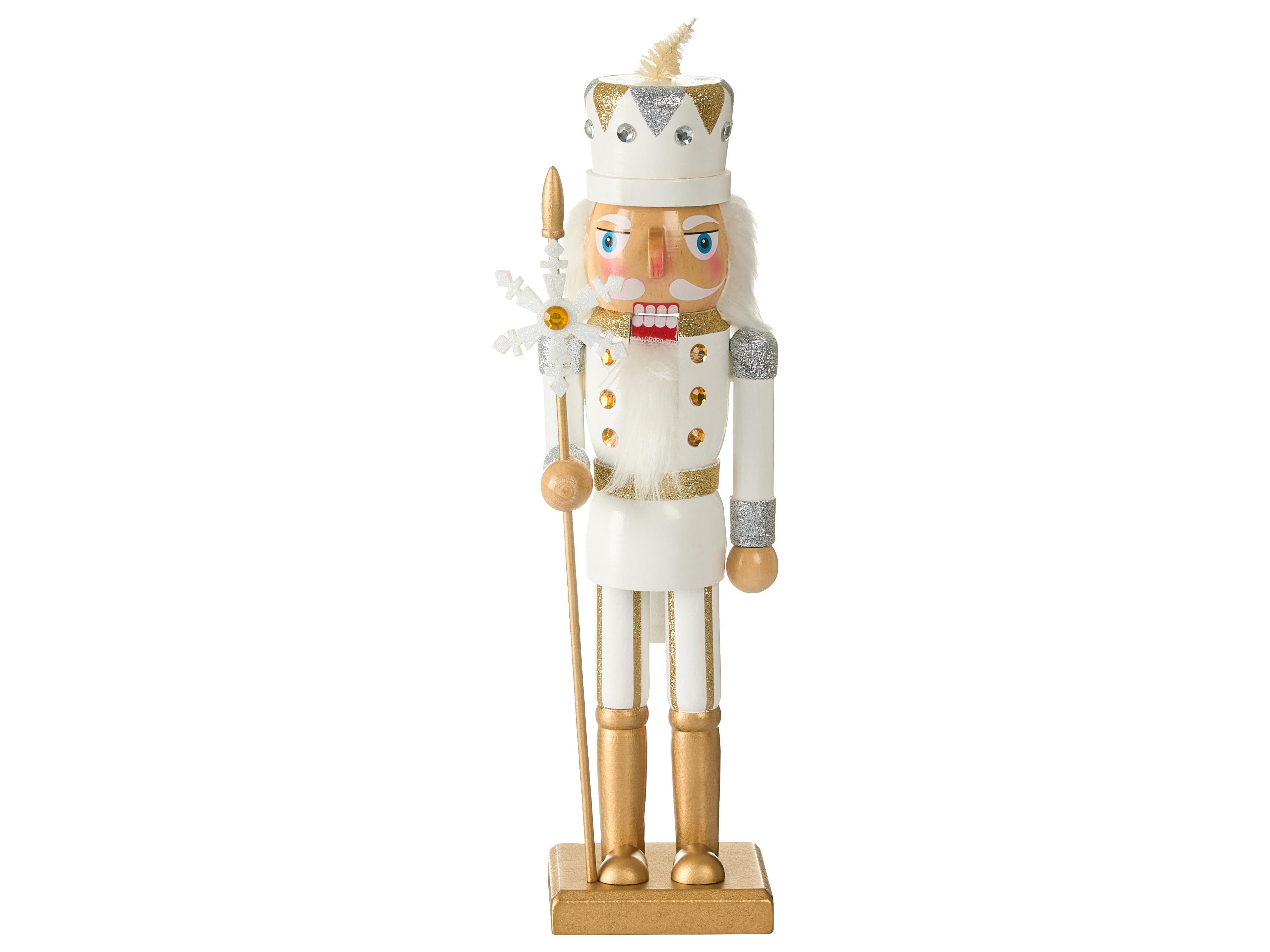 Figuur LJUNGAN Notenkraker 37 cm Wit