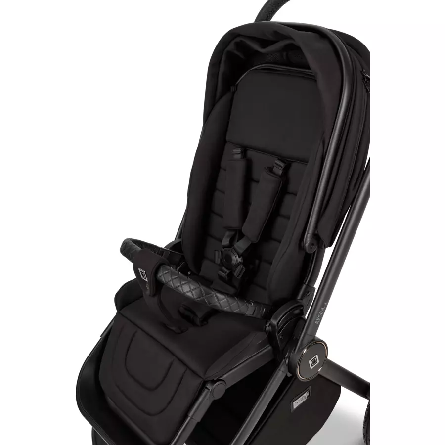 MOON Kombikinderwagen Resea Edition+ blackblack matt