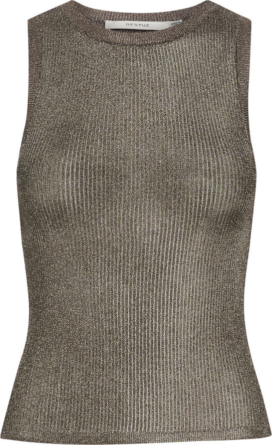 Gestuz SilviGZ top Warm grey metallic