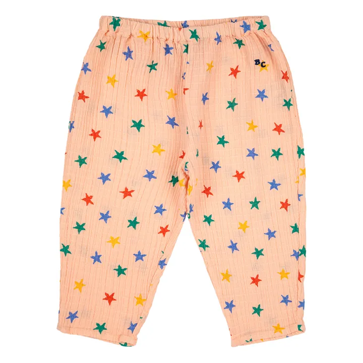 Bobo Choses Sarouel Texturé Etoiles | Abricot
