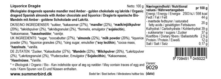 Summerbird Liquorice Dragée